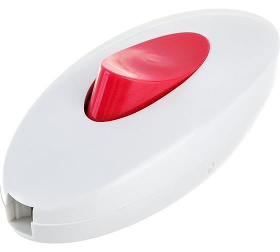 Изображение товара Проходной выключатель Smartbuy белый/красный 6А 250В SBE-06-S05-wr