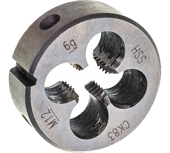 Изображение товара Круглая плашка NORGAU М12х1,75 013701330