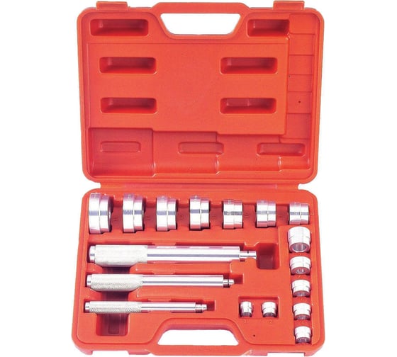 Изображение товара Набор оправок для запрессовки подшипников 17 предметов FORCE 917T1