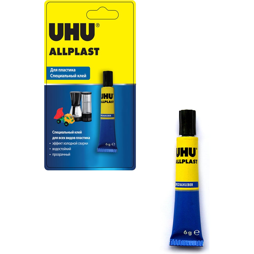 фото Клей для пластиков uhu allplast 6г 48426/в