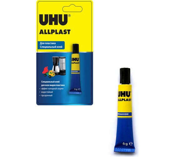 Изображение товара Клей для пластиков UHU ALLPLAST 6г 48426/В