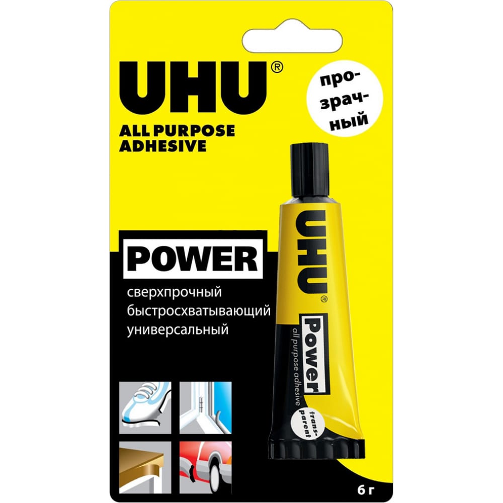 Универсальный контактный прозрачный клей UHU универсальный контактный прозрачный клей uhu 125 г 40815
