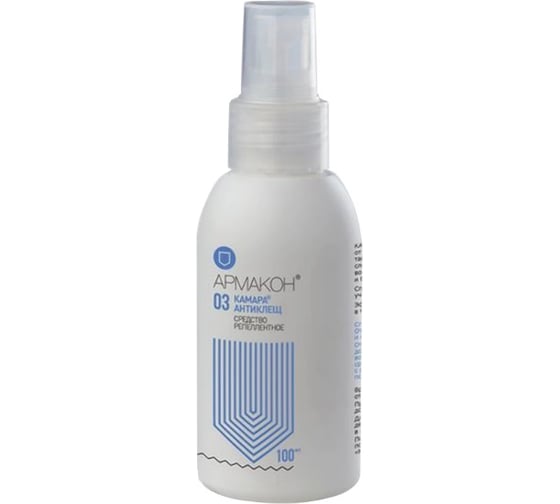 Изображение товара Защитный спрей для кожи АРМАКОН 100мл, КАМАРА АНТИКЛЕЩ, от клещей, комаров, москитов, слепней, 1202 605169