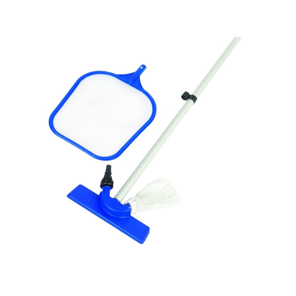 Набор BestWay набор для чистки бассейна сачок щетка трубка насадка фильтр термометр bestway 58195 bw