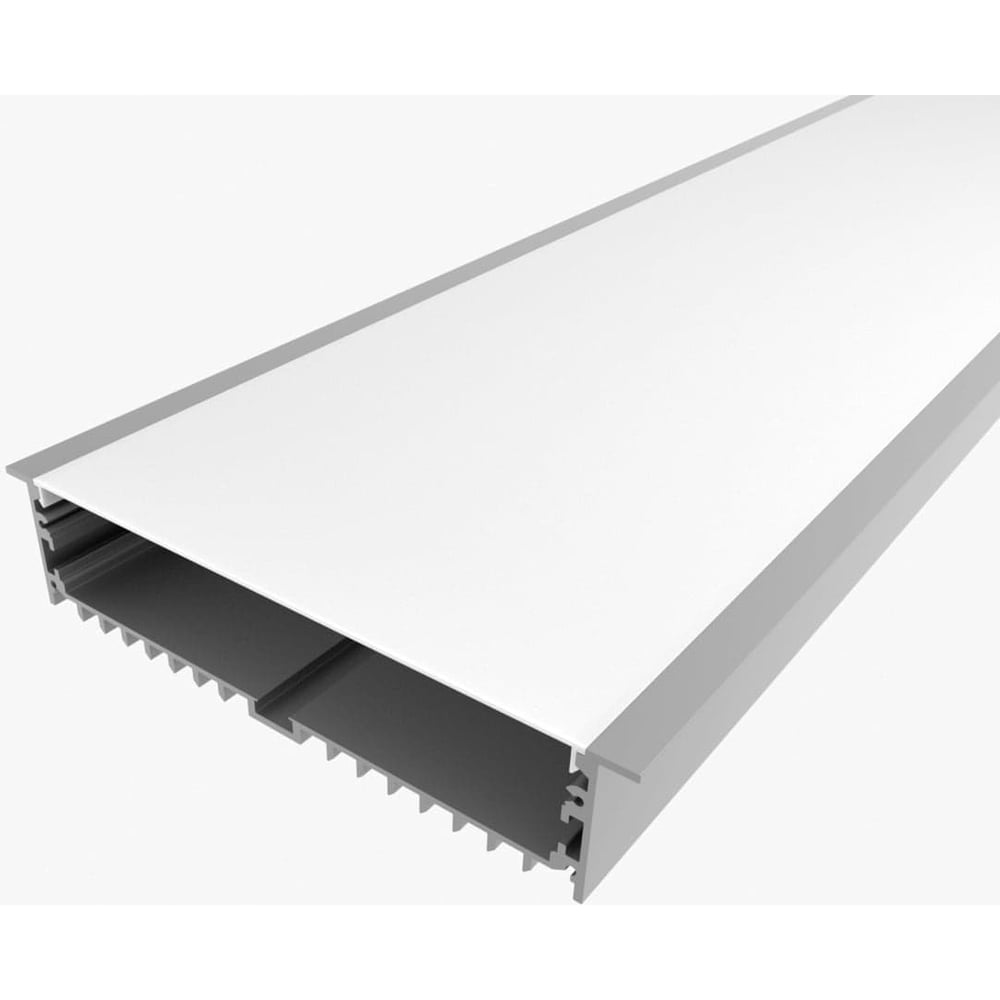 Изображение товара Алюминиевый профиль для подсветки Ledcraft LC-LPV32154M135-2 с экраном и заглушками