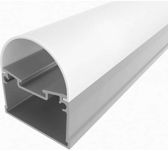 Изображение товара Комплект алюминиевого профиля Ledcraft с экраном и заглушками LC-LP1827M1-2 1617000107