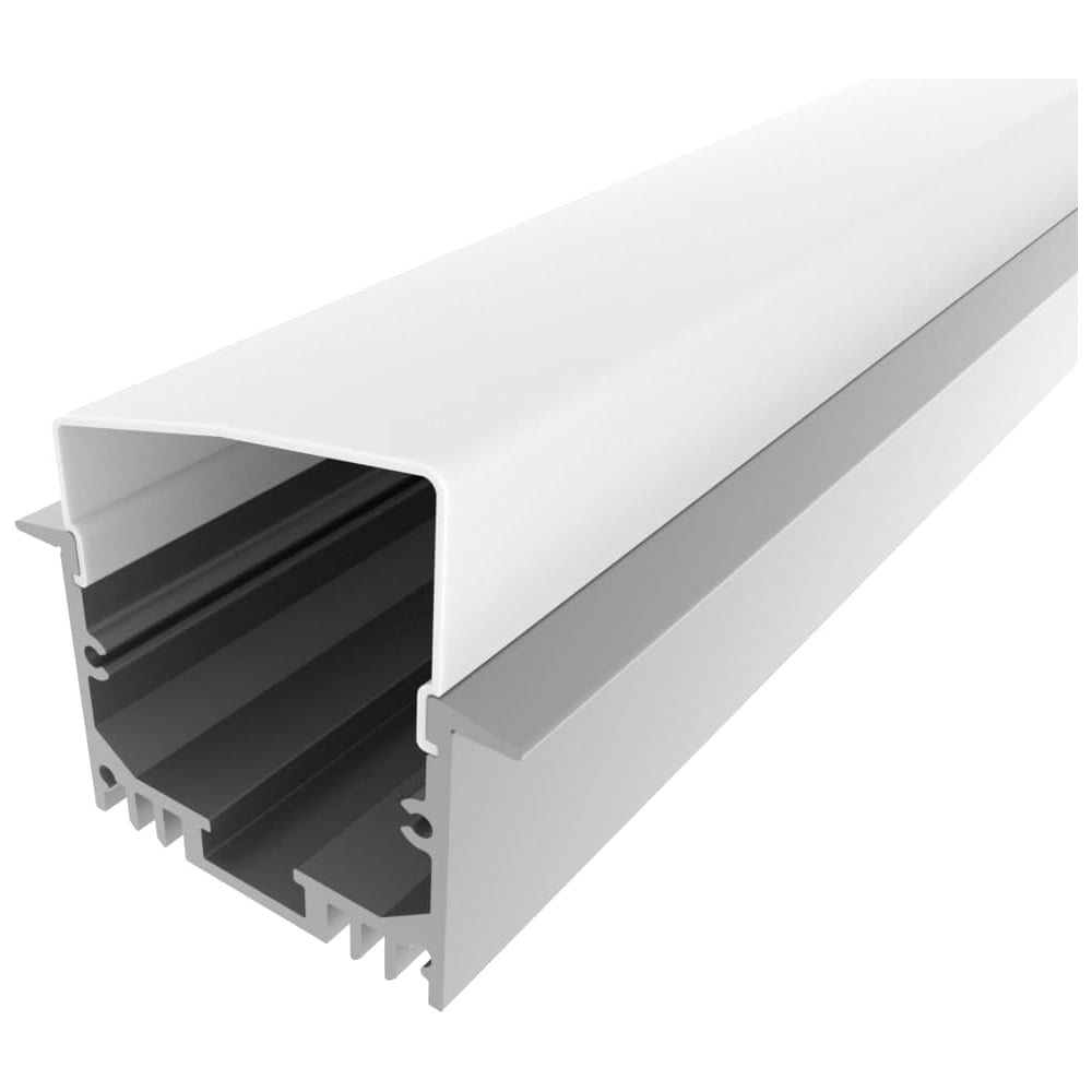 Изображение товара Комплект алюминиевого профиля Ledcraft с экраном LC-LPV2544M36T-2, длина 2000 мм, IP 20