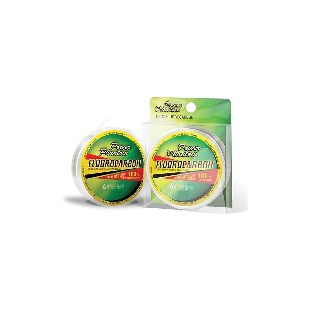 Изображение товара Леска Power Phantom Fluorocarbon 0.7мм 15м Прозрачная