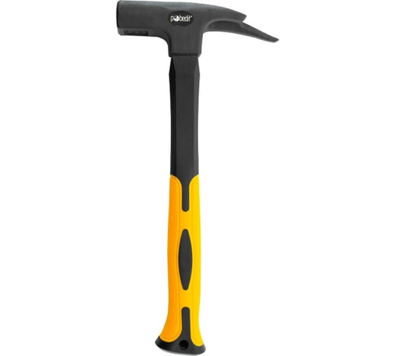 Изображение товара Молоток кровельщика Pobedit 600 гр., кованый, фибергласовая 2-компонентная прорезиненная рукоятка 2534165