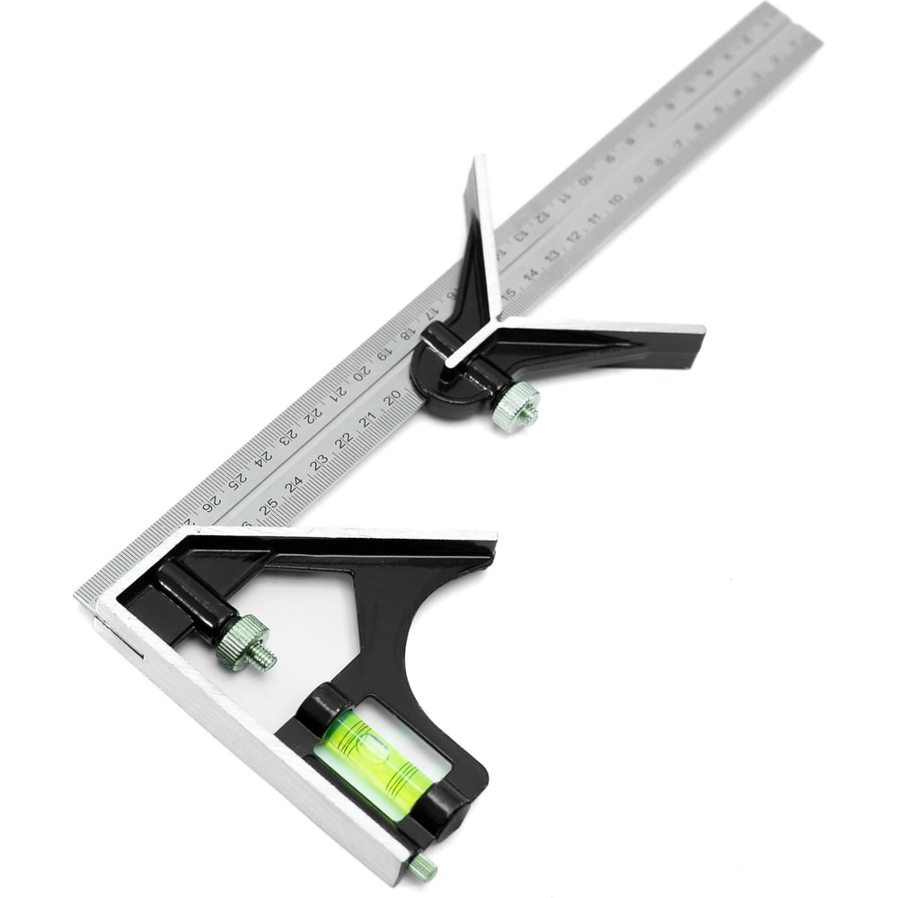 Изображение товара Комбинированный угольник Pobedit 300 мм для точных измерений