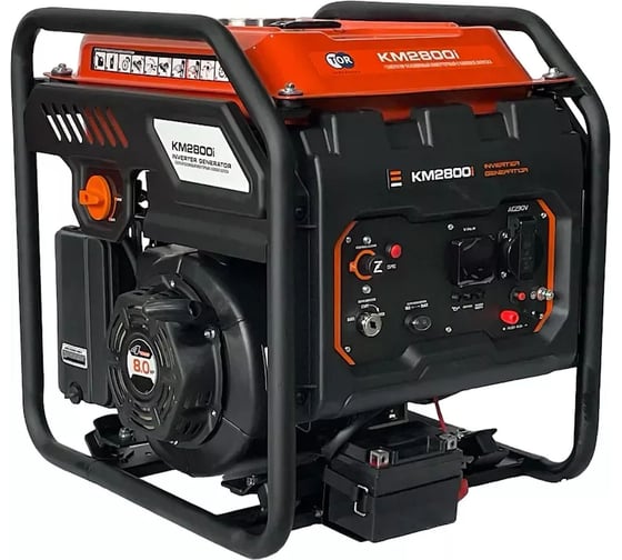 Изображение товара Инверторный бензиновый генератор TOR KM2800i 2,8 кВт 220В 12 л с кнопкой запуска 1025974