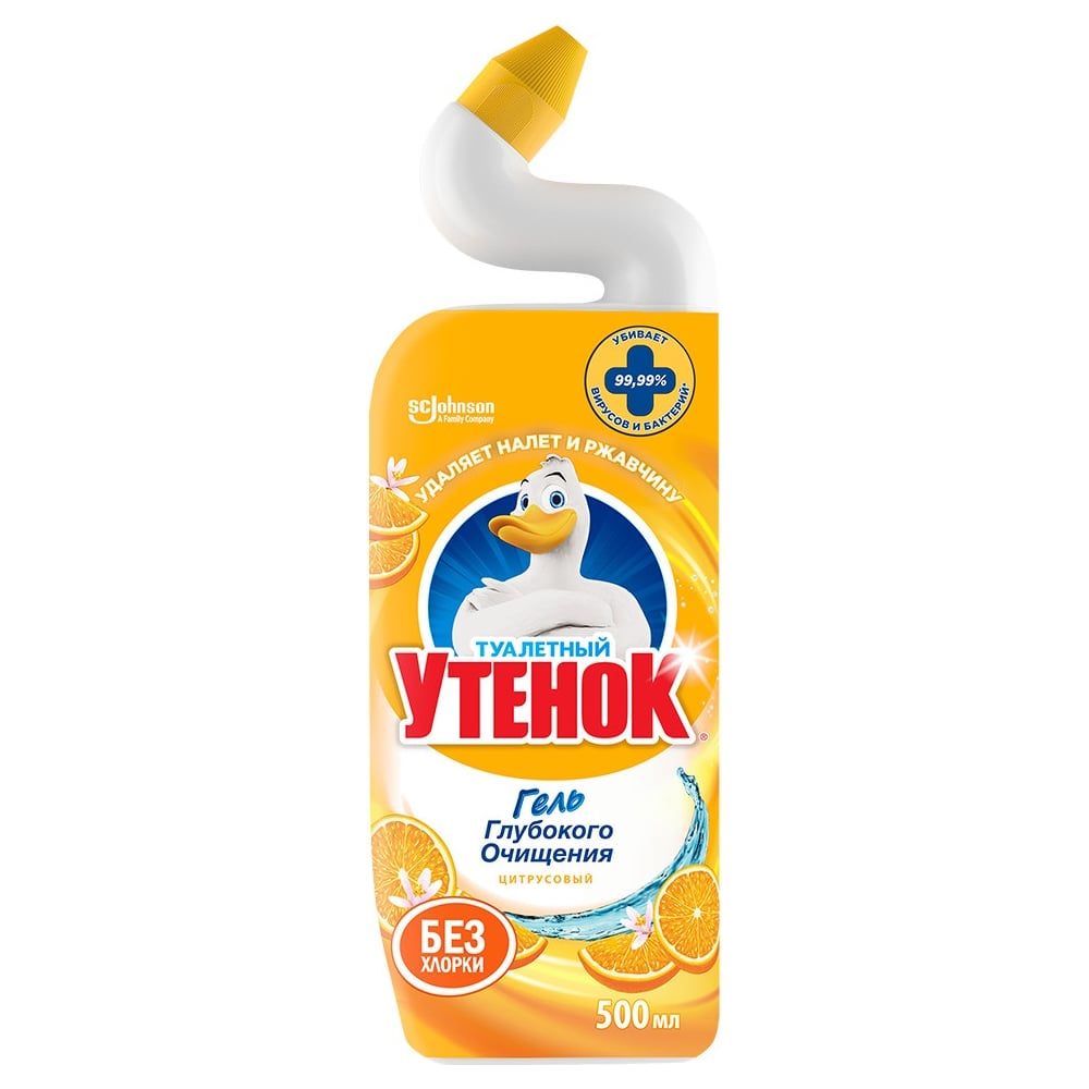 Средство для уборки туалета ТУАЛЕТНЫЙ УТЕНОК Цитрусовый 865026