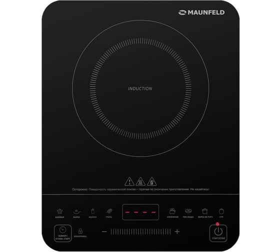 Изображение товара Электрическая индукционная плитка MAUNFELD EVI.F291-BK