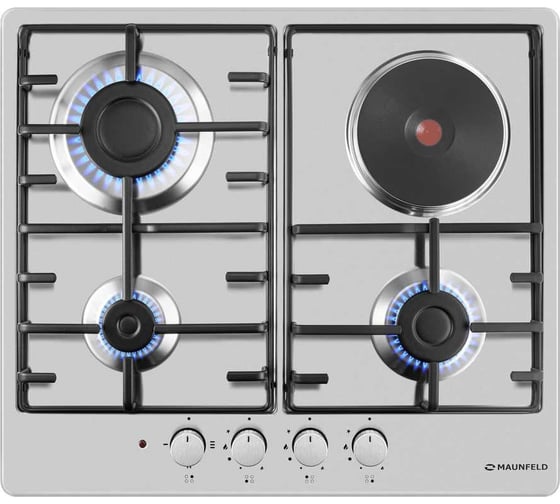 Изображение товара Комбинированная варочная панель MAUNFELD EEHS.64.3CS/KG