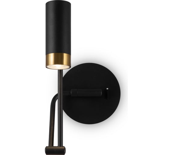 Изображение товара Настенный светильник (бра) Freya enzo 1хgu10x35w алюминий, металл черный FR5201WL-01B1
