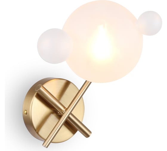 Изображение товара Настенный светильник (бра) Freya flaty 1хg9x40w металл латунь FR5374WL-01BS