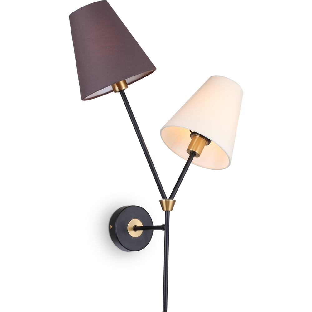 Изображение товара Настенный светильник Freya Hats 2 лампы E14 черный