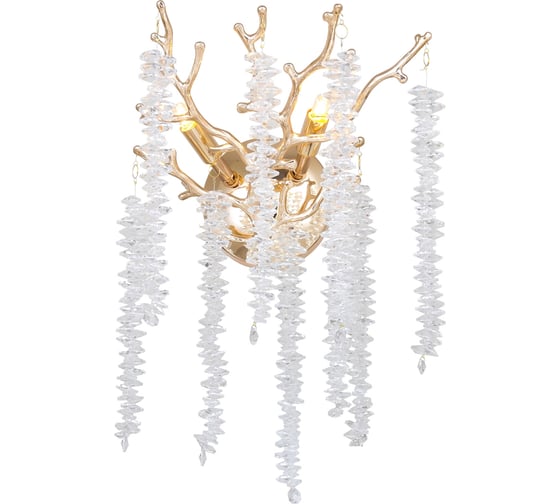 Изображение товара Настенный светильник (бра) Freya mineral 2хg9x40w металл золото FR1010WL-02G