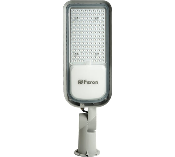 Изображение товара Светодиодный уличный консольный светильник FERON sp3060 80w 6400k 100-265v/50hz, серый, 48686
