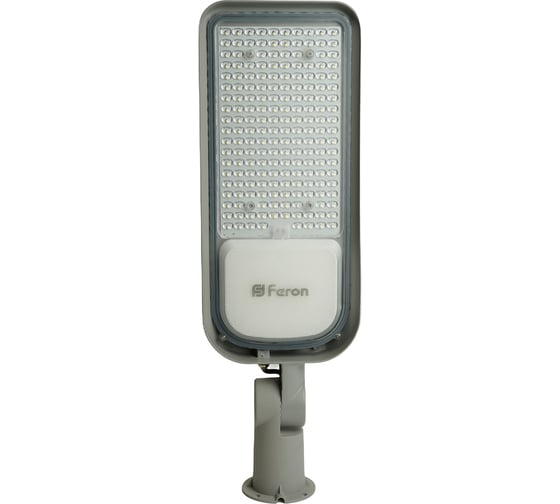 Изображение товара Светодиодный уличный консольный светильник sp3060 150w 6400k 100-265v/50hz, серый, FERON 48688