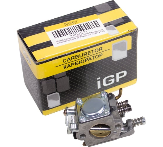 Изображение товара Карбюратор Champion-Сервис 3800 для бензопил с праймером (Champion137/142) 1800021