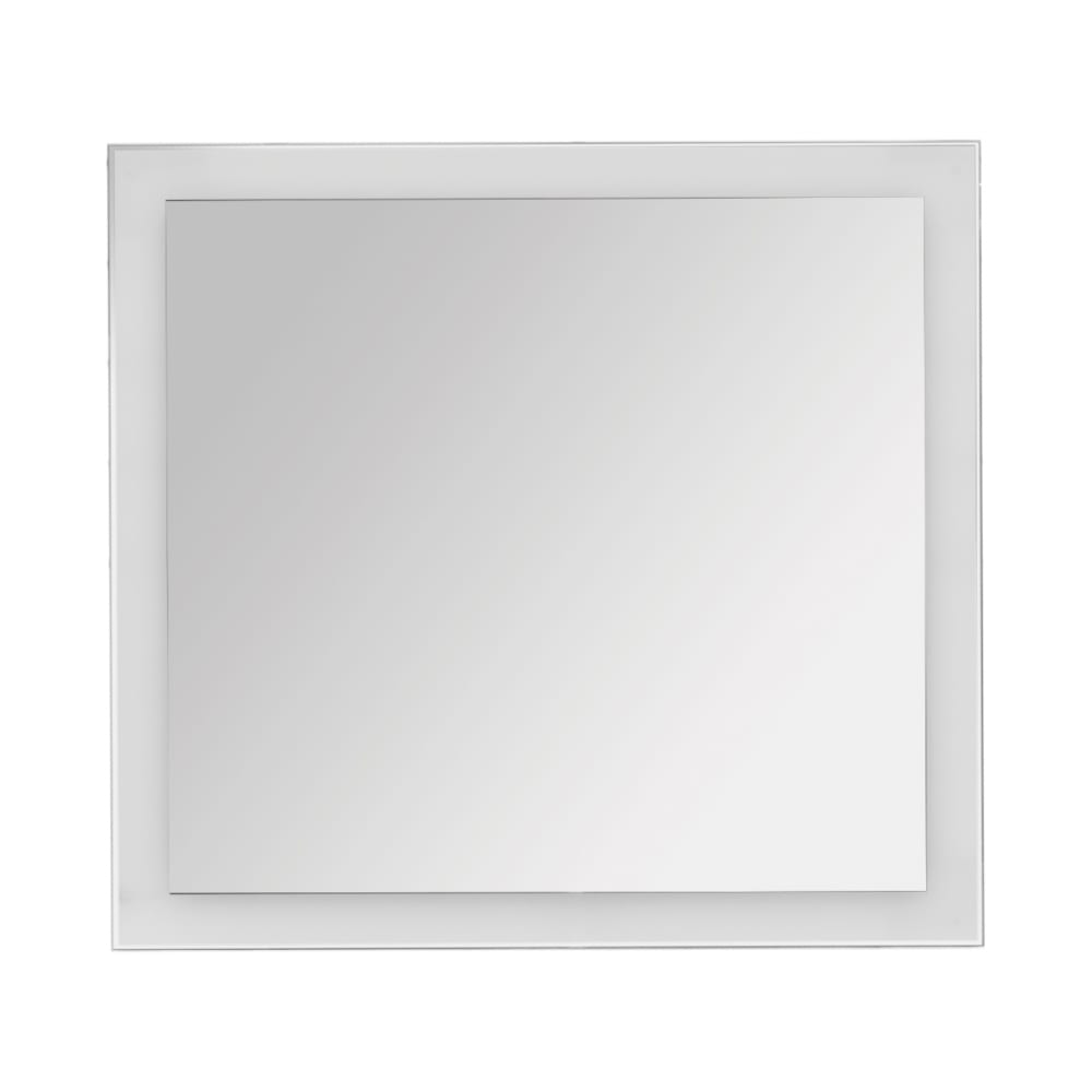 фото Зеркало dreja rus kvadro с led подсветкой 800х850 инфракрасный выключатель 77.9012w