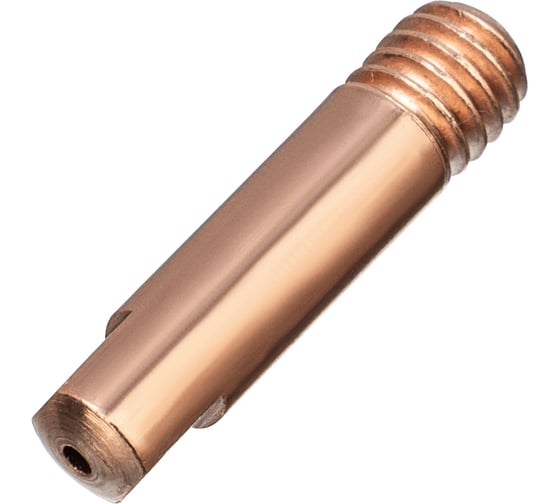 Изображение товара Токосъемный наконечник под проволоку 1.2 мм, М5, 24 мм, E-Cu, 20 шт для MIG горелки тип 15 Denzel 93649