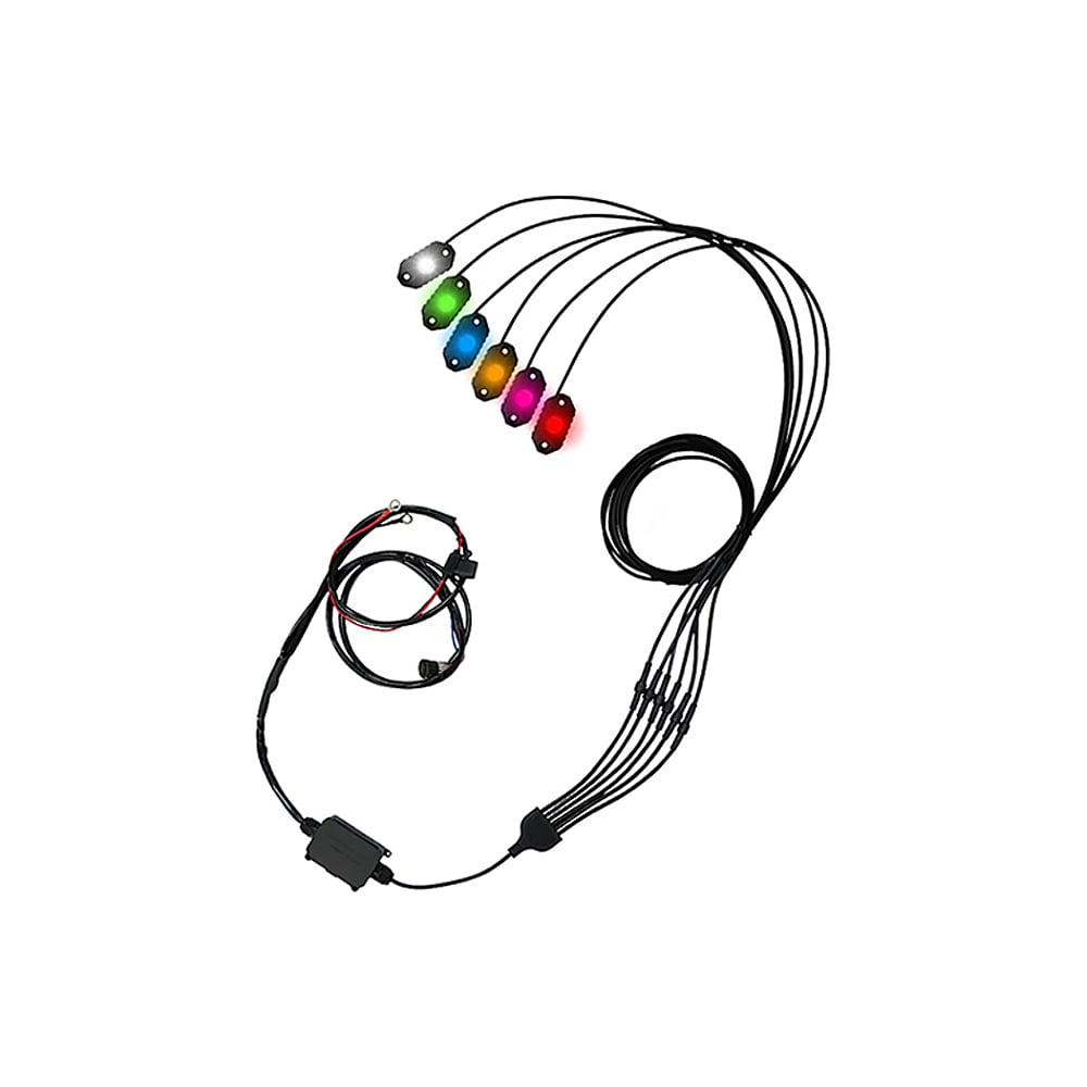 Изображение товара Светодиодная оптика Aurora alo-y1-2-rgb-d6 IP68 36W RGB с 495 светодиодами