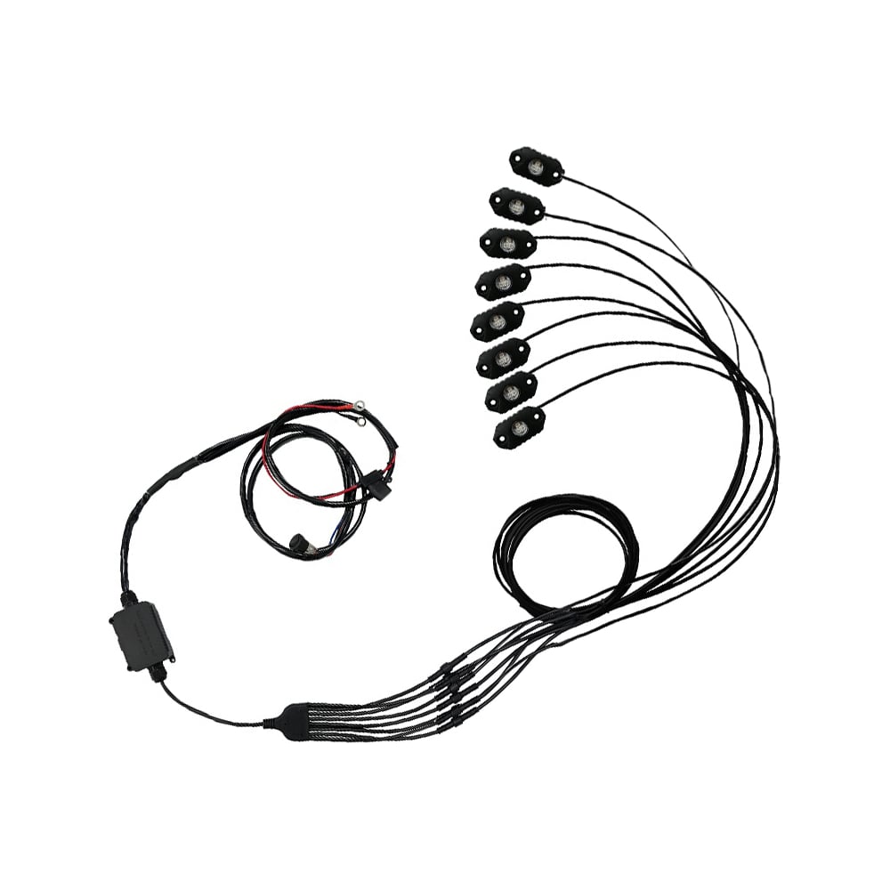 Изображение товара Светодиодная оптика Aurora alo-y1-2-rgb-d8 ip68 3W 6 LED