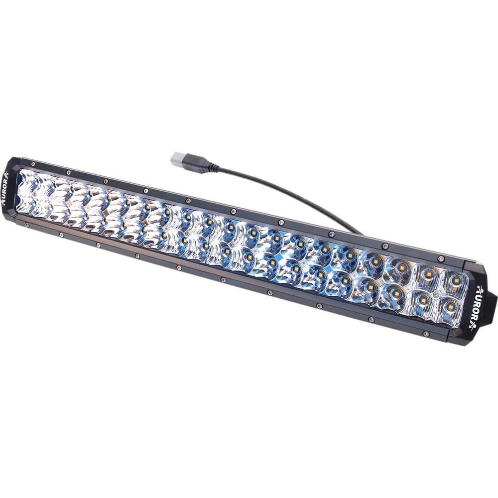 Светодиодная оптика балка Aurora alo-d5d1-20c 200w 7014lm 9v-36v ip68 комбинированный свет 19031