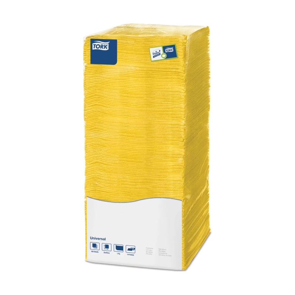 фото Салфетки tork big pack 25х25 500шт желтые 470116 127875