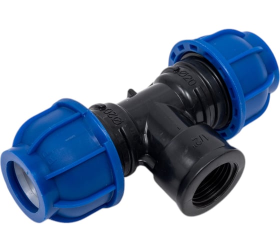 Изображение товара Тройник с внутренней резьбой UNIO ШК 20x1/2x20 78020000020F012b