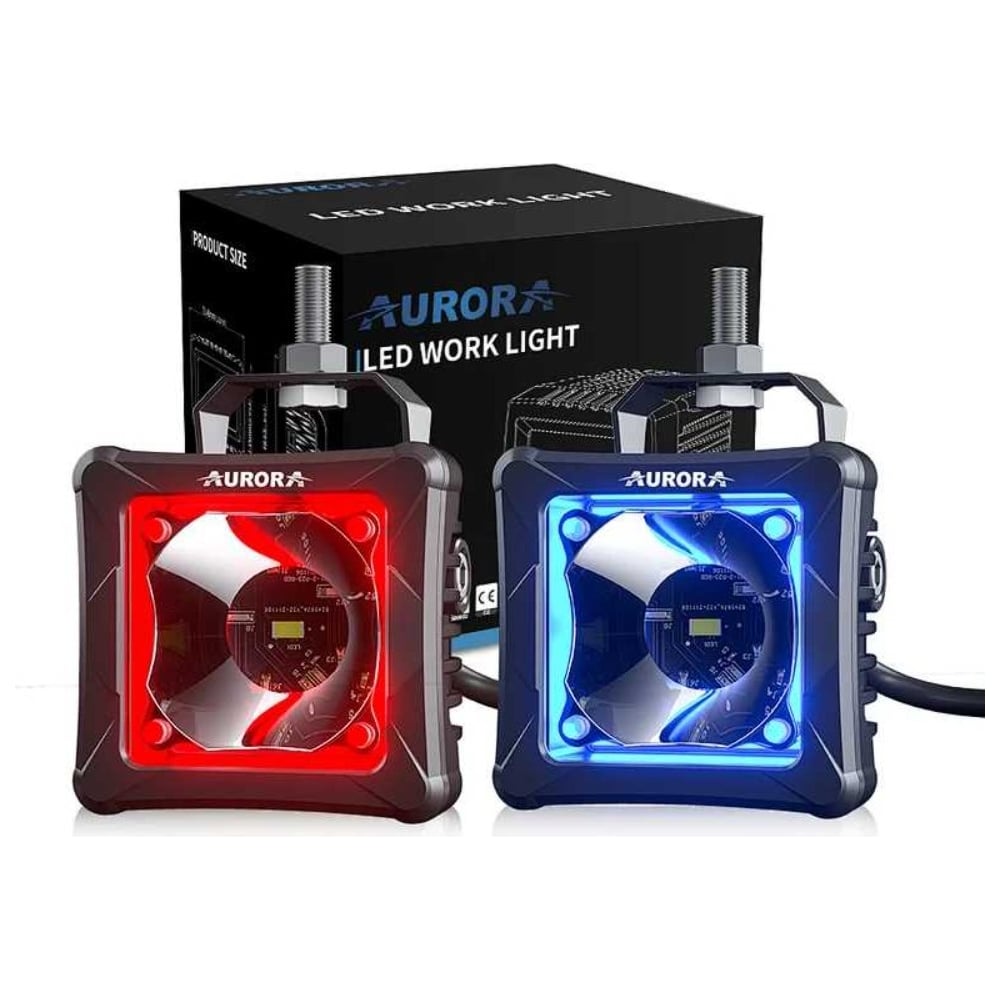 Изображение товара Светодиодные фары Aurora alo-d3-2-p23 RGB 30W 9V-36V 6500K (комплект 2шт)