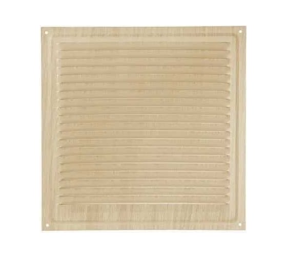 Изображение товара Решетка вентиляционная 100x100 мм, декор под дерево "белёный дуб" Трибатрон 88191