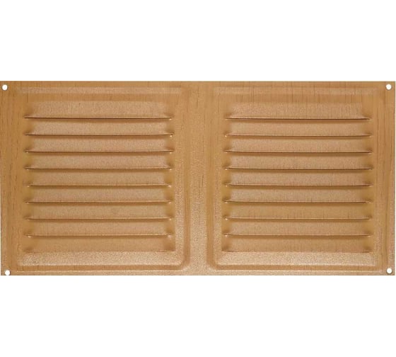 Изображение товара Решетка вентиляционная 100x200 мм, декор под дерево "вяз" Трибатрон 88429