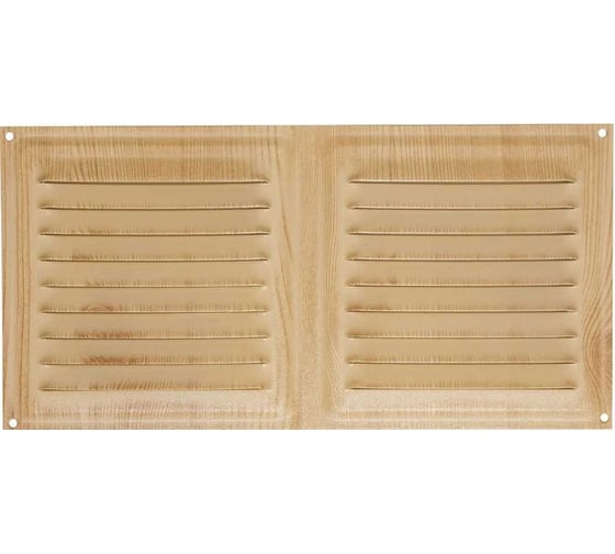 Изображение товара Решетка вентиляционная 100x200 мм, декор под дерево "сосна" Трибатрон 88431