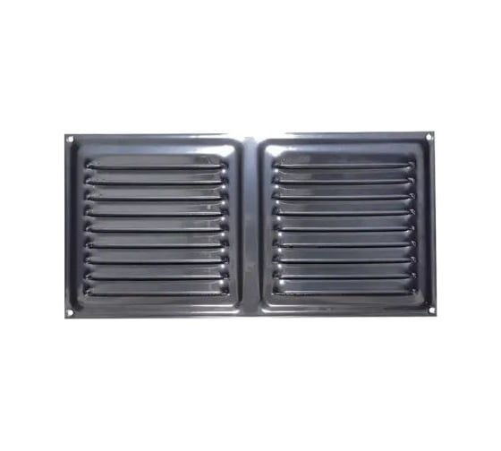 Изображение товара Решетка вентиляционная 100x200 мм, полимер хром Трибатрон 87689