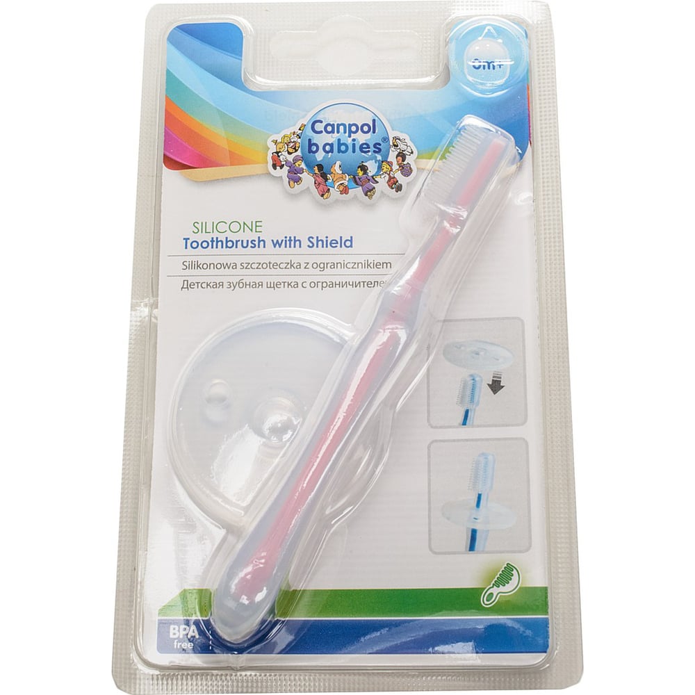 Силиконовая зубная щетка Canpol babies 250930615