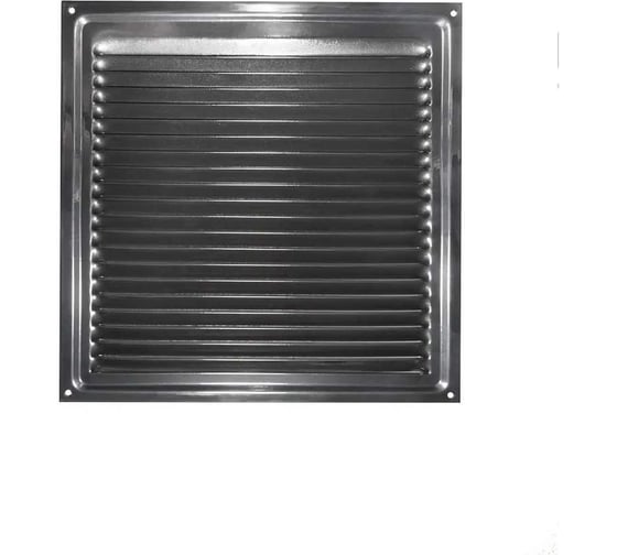 Изображение товара Решетка вентиляционная 200x200 мм, полимер хром Трибатрон 87869