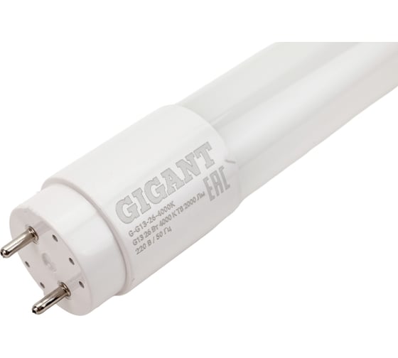 Изображение товара Светодиодная лампа Gigant G13 26Вт 4000К T8 2000Лм G-G13-26-4000K