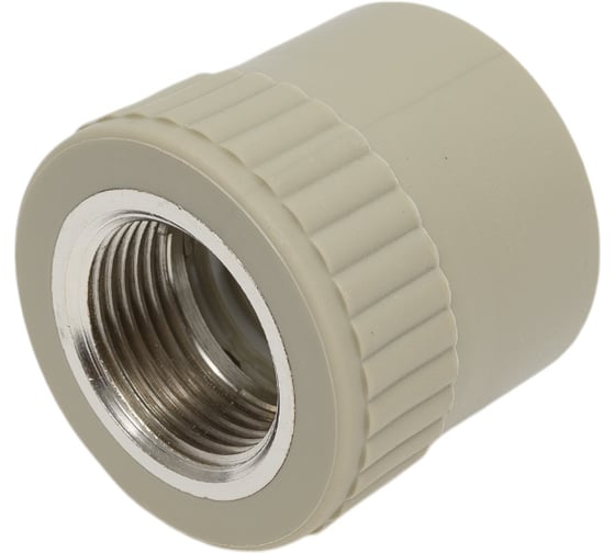 Изображение товара Комбинированная муфта LAMMIN ppr вр 32x3/4" 120/20 серая Lm31043032020G