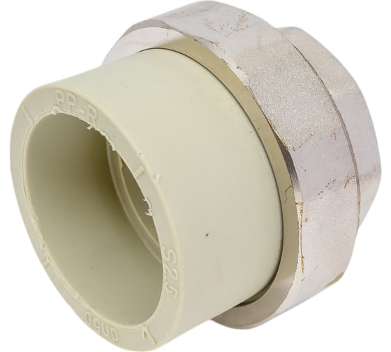 Изображение товара Разъемная муфта LAMMIN ppr вр 50x1_1/2" 33/3 серый Lm31062050040G