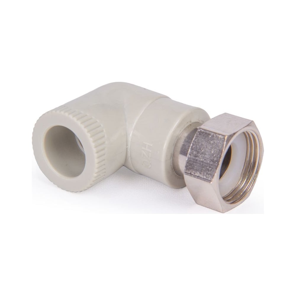 Изображение товара Угольник LAMMIN ppr с накидной гайкой 20x3/4" 80/10 серый Lm31053020020G