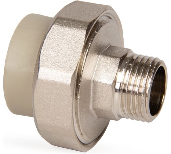 Изображение товара Разъемная муфта LAMMIN ppr нр 25x1/2" 120/20 серый Lm31061025015G