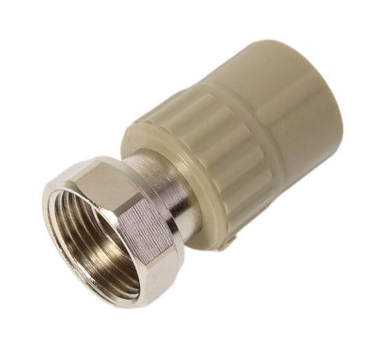 Изображение товара Муфта LAMMIN ppr с накидной гайкой 20x3/4" 125/25 серый Lm31045020020G