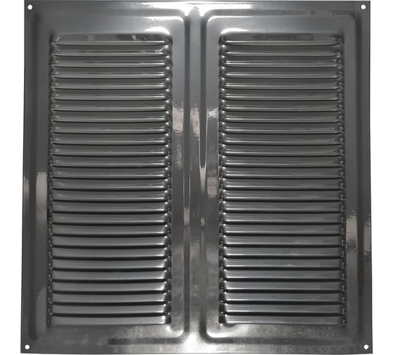 Изображение товара Решетка вентиляционная 250x250 мм, полимер хром Трибатрон 87731