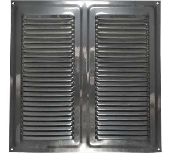 Изображение товара Решетка вентиляционная 300x300 мм, полимер хром Трибатрон 87729