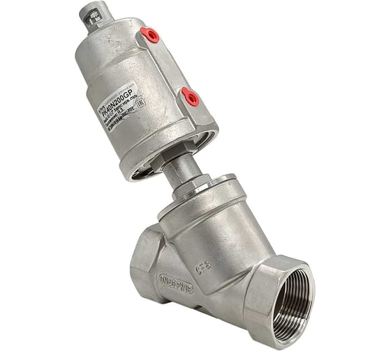 Изображение товара Пневматический клапан отсечной ArTorq G1 1/2”, резьбовой, корпус нержавеющая сталь, PK40N200GP