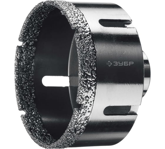 Изображение товара Коронка алмазная вакуумная ЗУБР Профессионал 80 мм, М14, 15 мм кромка 29865-80