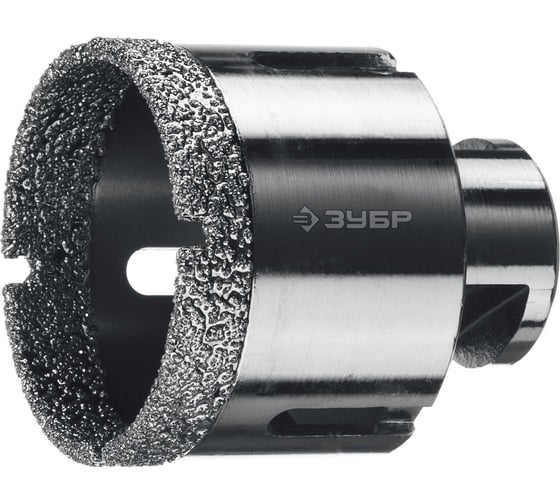 Изображение товара Коронка алмазная вакуумная ЗУБР Профессионал 50 мм, М14, 15 мм кромка 29865-50